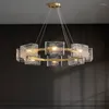 Lustres de designer para sala de estar Lustre pós-moderno luz luxo jantar quarto estudo cobre completo