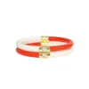 Braccialetti con ciondoli 1PC Tempio Tibetano Buddha Ragazza Braccialetti Bangle Twisted Thailandia Monk Braid Jelly Bracciale Bangle Mantra Bracciale buddista Z0612