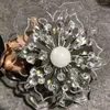 Lustres Moderne 9W LED Lustre En Cristal Pendentif Fleur Forme Lampe Couloir Décor Lumière