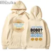 2022 Divertente Qu Mirs Bobo Felpa con cappuccio e Pa' All Qu Miras Bobo Que Miras Bobo Felpa Autunno Inverno Unisex Tenere in caldo Pullover L230520