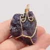 Hanger Kettingen Natuursteen Charms Onregelmatige Vorm Druzy Agaat Voor Vrouwen Maken DIY Jewerly Ketting Gift 30x40-35x45mm