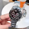 Luxury Mens watch designer mens multi functional 6 pin 3 eye display quartz sports sapphire waterproof high end mobile