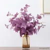 Dried Flowers Simulation Leaf Maple Handle Bunch Home Living Room Dining Table Wedding Decoration Artificial Flower Fake Plants