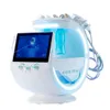 2023 Accessories New Intelligent Ice Blue Machine Oxygen Jet Aqual Peeling With 10 Million Pixel Skin Analzyer Rf Fractional Machine