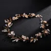 Wedding Hair Jewelry Colors Ald Koralik Kwiat Opaska na głowę Tiaras Bridal Headwear Party PROM REKSUNT R230612