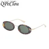 2022 Novo Vintage Steampunk Pequeno Oval Óculos de Sol Feminino Moda Punk Óculos de Sol Feminino Masculino Tons Coloridos Oculos De Sol L230523