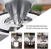Coffee Filters 115125mm Dripper Stainless Steel Hand Brewing Filter Reusable Holder Tea Basket Tool 230612