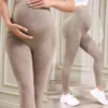 Active Pants Zwangerschapslegging met hoge taille voor dames over de buik Zwangerschapsondersteuning Workout Yoga Panty's Zwanger