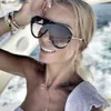 2021 Новая мода негабаритная серия солнцезащитных очков женщин дизайнер бренд винтажный заклинание квадратные солнцезащитные очки Мужчины за рулем зеркальных оттенков L230523
