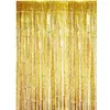 Decorazione per feste Top Matte Birthday Backdrop Foil Nappa Frange Curtain Kids Adult Po Booth Baby Shower Wedding Glitter Drape