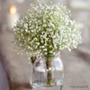 Dried Flowers 29cm Babies Breath Artificial Plastic Gypsophila DIY Floral Bouquets Arrangement for Wedding Home Decoration