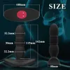 Sans fil Bluetooth APP Gode Vibrateur Femelle Télescopique Anal Butt Plug G Spot Clitoris Stimulateur Porter Des Jouets Sexuels pour Femmes Culotte L230518