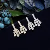 Necklace Earrings Set Jewelry HADIYANA Gorgeous Vintage Bridal Wedding Party Bracelet Ring Earring Dubai BN7951 Parrure De Bijoux