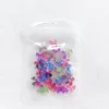 Decorazioni per nail art 30PCS Luce solare che cambia colore Charms con fiocco 3D Nastro glitter trasparente Bowknot Accessori per forniture Kawaii