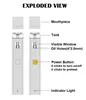 Box Imini engångsvapspennor 1 ml 2 ml tom laddningsbar enhet tjock olja 300mAh batterie ecigs satser Visual Tank Pods Voper Wape i lager keramisk spole tom patron