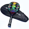Теннисные ракетки Gaivota 12k углеродного волокна пляжная ракетка Limited Edition Высокий с лазерной пленкой 3D True Color Holographic Technology1pcs 230609