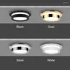 Ceiling Lights SWFebruary White/Golden/Silver/Black Led Downlight Spot Light 5W 7W 9W 12W Dimmable AC110-220V Recessed Indoor Lighting