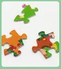 100 pièces de puzzle en papier dessin animé jouet pour enfants éducation précoce animal marin dinosaure extraterrestre puzzle