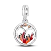 Argent sterling 925 pour pandora charms Perle authentique Color Rays of Life Medallion Charm The Eye amp