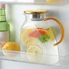 Bowls Cold Water Bottle Fridge Door Jug Glass Pitcher Drinks Lid Spout Large Container Vessel Tea Dispenser Party Juice