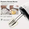 7 Hastigheter Electric Hand Mixer, Hushållens bärbara kraftfull handhållen elektrisk mixer, handhållen äggbeater, liten vispgrädde mixer för kaka, bakning, matlagning, efterrätt