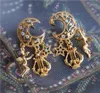 Boucles d'oreilles clou Western Antique Wind European And American Angel Star Crystal Tassel