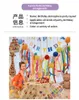 Set di decorazioni per feste di Macaron Decorazioni colorate per palloncini in lattice da 10 "per la parete di sfondo a tema anniversario di compleanno per bambini