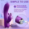 AAV G-spot Clitoral Stimulation Rabbit Vibrator for Powerful Dildo with 10 Vibration Heating Function Adult Sex Toy for Women L230518
