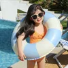 Floats Tubes Rooxin Donut Ring Inflatable Swimming Pool Floating Swimmin P230612