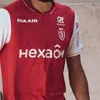 2023 2024 Stade de Reims Soccer Jerseys 23 24 Balogun Flips Ito Football Shirts Sierhuis Abdelhamid Zeneli Van Bergen Cajunde Maolida Matusiwa Men Uniforms Kids Kits