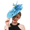 Bandanas Butterfly Fascinator Headband Womens Fascinators Bridal Headdress Tea Party Hat