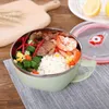 Bowls Stainless Steel Instant Noodles Bowl Portable Tropical Resistant Handle Microwave Oven Sealed And Fresh-keeping Lunch Box