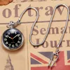 Pocket Watches Retro Vintage Copper Pocket Watch Halsbandkedja Pendant Antik Steampunk Mens Quartz Pocket Watches 230612