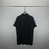 2 Herren Polos T-Shirt Mode Stickerei Kurzärmele Tops Turndown Collar Tee Casual Polo Shirts M-3xl#126