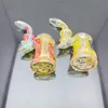 Tubos de fumaça Hookah Bong Glass Rig Oil Water Pipe Bongos de vidro coloridos clássicos engrossados e duráveis