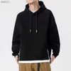 Fake Two Pieces Design Hoodie Men's Sweatshirt Autumn Casual s Sweatshirts Fashion Solid Color s M-3XL