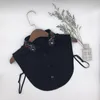 Papillon donna colletto finto coreano camicetta rimovibile con perline fatta a mano Kraagie Nep Faux Cols maglione femminile decorazione colletto falso