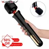 Vibromasseur clitoridien puissant pour femme énorme baguette magique AV massage corporel personnel stimulateur clitoridien grosse tête vibrateur érotique Sex Toys L230518