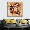 Colorful Abstract Music Painting on Canvas Hot and Sassy Art Unique Handcrafted Artwork Home Decor