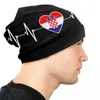 Berets Heartbeat Horatia Flag Beanie Cap Unisex Winter теплый капот.