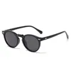 Fashion designer art retro polarized anti ultraviolet anti blue glasses round men and women's same pair sunglasses