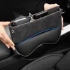 Partihandel Multifunktion Suede Car Seat Side Storage Pocket GAP Filler Organizer Box PU Leather Interior Modification Accessories Delar