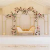 Party Decoration 4 Different Styles Large Shiny Plating Wedding Stage Background Arch Mariage Baby Shower Event Decor Props