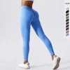 Leggings da donna Naked Feeling Back V-Waist Pantaloni da yoga Donna Senza cuciture Sport da palestra Sexy allenamento fitness Collant push-up