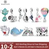 925 silver for pandora charms jewelry beads bead Original Bracelet Champagne And Cup