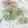 Dried Flowers 6PCS Artificial Plum Blossom Fake Plants Baby's Breath for Home Decor Wedding Decorative Christmas Wreath Diy Gift