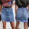 Spódnice 2023 Masowe street Hipster Pack Hip Mini dżinsy jeansowe Krótka swobodna talia dżins