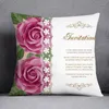 Pillow Vintage Flowers Peacock Cover Blooming Peony Flower Prints Pillowcase Sofa Home Office Decoration Fashion Pillowslip