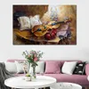 Astratto Still Life Canvas Art Melograni Dipinto fatto a mano Cafe Bar Arredamento moderno