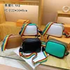 Designer Bag Dinner Baobao Women's 2023 New Jes Double Zipper Camera Bag Vagn präglade One Shoulder Crossbody Small Square